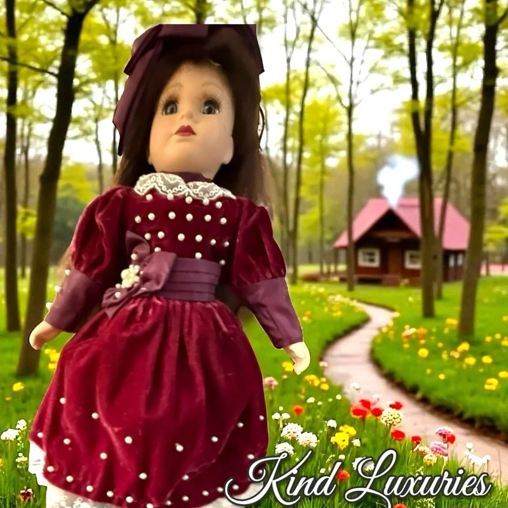 Victoria Collection Melissa Jane‎ 1996 Brunette Porcelain Doll